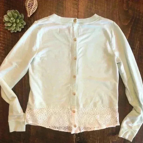 Anthro | Saturday Sunday Mint Sweatshirt - Picture 4 of 7